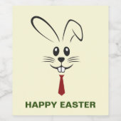 イースターバニーワインラベル ワインラベル (シングルラベル)