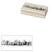 イースターバニーヴィンテージラバーアートスタンプ ラバースタンプ (押印)