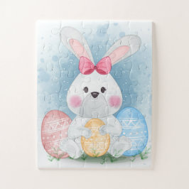イースターバニー付き/イースターエッグパズル（30個のOS） ジグソーパズル