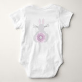 イースターバニー体スーツ ベビーボディスーツ (裏面)