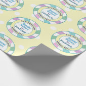 イースターバニー公式シールスペシャル配送イエロー ラッピングペーパー (角)