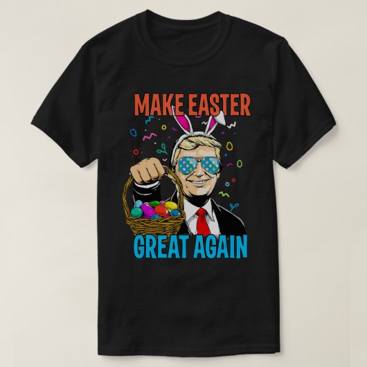 イースターバニー再素晴らし生卵狩り Tシャツ (デザイン正面)
