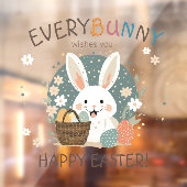 イースターバニー卵バスケットID1013 ウィンドウサイン (シート2)