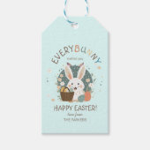 イースターバニー卵バスケットID1013 ギフトタグ (正面)