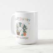 イースターバニー卵バスケットID1013 コーヒーマグカップ (正面左)