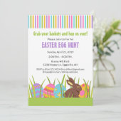 イースターバニー卵狩り招待状 招待状 (スタンド正面)
