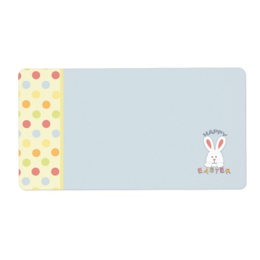 イースターバニー名タグB ラベル (正面)