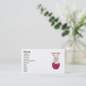 イースターバニー名刺 名刺 (スタンド正面)