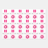 イースターバニー品揃え包装紙（3セット） ラッピングペーパーシート (正面3)