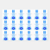 イースターバニー品揃え包装紙（3セット） ラッピングペーパーシート (正面)