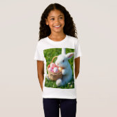 イースターバニー子供へ Tシャツ (正面フル)