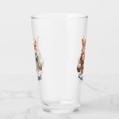 イースターバニー家族が卵を追いかける タンブラーグラス (右)