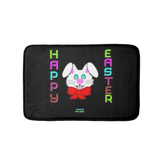 イースターバニー小浴用マット バスマット (正面)