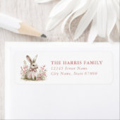 イースターバニー差出人住所ラベル ラベル (インサイチュ)