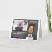 イースターバニー強盗マスターmind 折りたたみカード カード (正面)