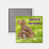 イースターバニー愛好家 マグネット (正面/裏面)