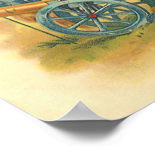 イースターバニー戦争ヴィンテージ ポスター (角)