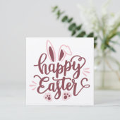 イースターバニー招待状 - かわいい春のParty 招待状 (スタンド正面)