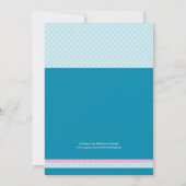 イースターバニー招待状 招待状 (裏面)