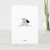 イースターバニー春ウィズイースターカード シーズンカード (裏面)