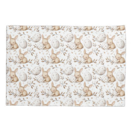 イースターバニー春シームレスパターン 枕カバー