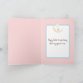 イースターバニー春チューリップ シーズンカード (内部)