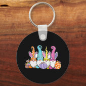 イースターバニー春格言イースターエッグ狩りとB キーホルダー (正面)