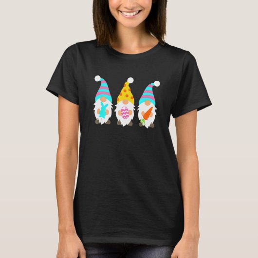 イースターバニー春格言イースターエッグ狩りとB Tシャツ (正面)