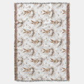 イースターバニー春 スローブランケット (正面縦)