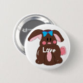 イースターバニー時間 缶バッジ (正面&裏面)