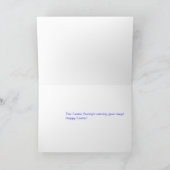 イースターバニー来のグリーティングまたはノートカード シーズンカード (内部)