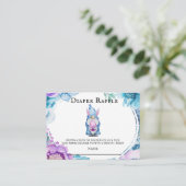 イースターバニー格言おむつラッフルエンクロージャカード 名刺 (スタンド正面)