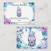 イースターバニー格言おむつラッフルエンクロージャカード 名刺 (正面/裏面)