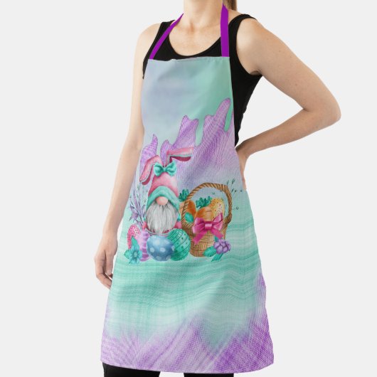 イースターバニー格言と籠玉子 エプロン (インサイチュ)