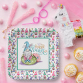 イースターバニー格言 ペーパープレート (パーティー)