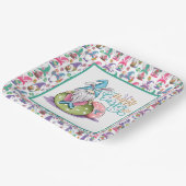 イースターバニー格言 ペーパープレート (傾斜あり)