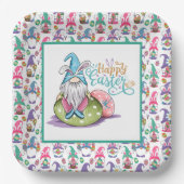 イースターバニー格言 ペーパープレート (正面)