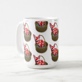 イースターバニー猫 コーヒーマグカップ (正面左)