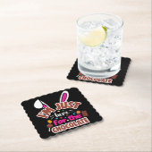 イースターバニー私はチョコレートのためにここにいる ペーパーコースター (インサイチュ)