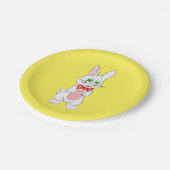 イースターバニー紙プレート ペーパープレート (アングル)
