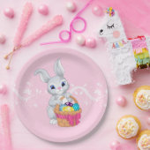 イースターバニー紙プレート ペーパープレート (パーティー)