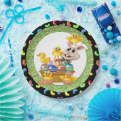 イースターバニー紙プレート ペーパープレート (パーティー)