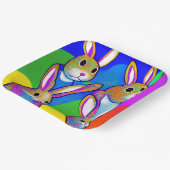 イースターバニー紙プレート ペーパープレート (傾斜あり)