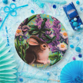 イースターバニー紙プレート ペーパープレート (パーティー)