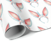 イースターバニー耳 | ホッピーホリデーラッピング紙 ラッピングペーパー (ロールコーナー)