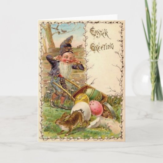 イースターバニー色彩の鮮やか格言着色卵 シーズンカード (正面)