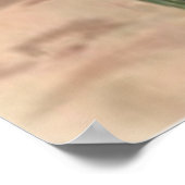 イースターバニー色彩の鮮やか色卵傘 ポスター (角)