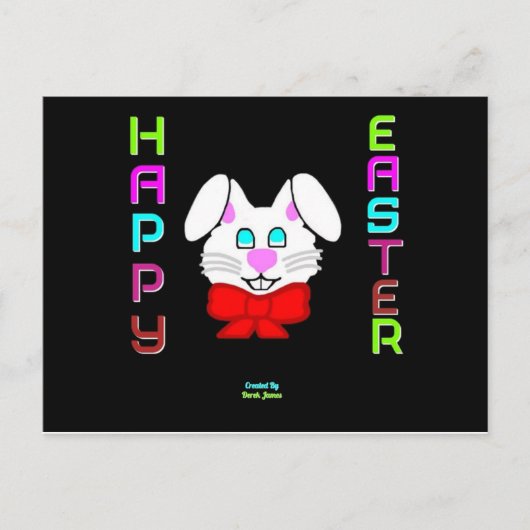 イースターバニー葉書 ポストカード (正面)