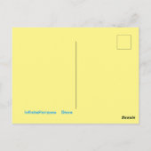 イースターバニー葉書 ポストカード (裏面)