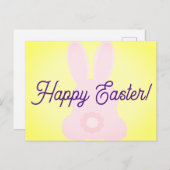 イースターバニー葉書 ポストカード (正面/裏面)